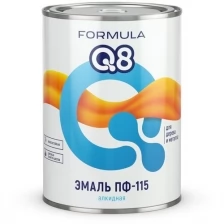 Эмаль ПФ-115 алкидная Formula Q8, глянцевая, 1,9 кг, салатная