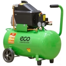 Компрессор ECO AE-501-4 (260 л/мин, 8 атм, коаксиальный, масляный, ресив. 50 л, 220 В, 1.80 кВт)